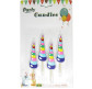 Свічки-набір для торта Party Candles 4 свічки Ріг Єдиноріга 031529