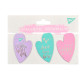 Закладки для книг магнітні YES Hearts 3шт. фольга 706993