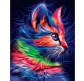 Картина по номер. на холсті 40*50см Бебилон Турбо VP1252 Разноцветный котенок