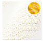 Ацетатний лист 30,5*30,5см Фабрика Декору з фальгуванням FDFMA-1-025 Golden Stars