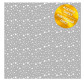 Ацетатний лист 30,5*30,5см Фабрика Декору з фальгуванням FDFMA-1-030 White Stars