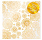 Ацетатний лист 30,5*30,5см Фабрика Декору з фальгуванням FDFMA-1-039 Golden Napkins