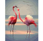 Картина по номер. на холсті 40*50см Никитошка GX34594 Пара фламінго