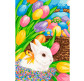 Картина по номер. на холсті 35*50см Идейка КН4109 Пасхальний королик