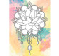 Картина по конт. на холсті +фарби Идейка 18*25см DZ087 Антістрес. Лілія