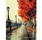 Картина по номер. на холсті 40*50см NEW WORLD TC3149 Осіння алея