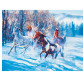 Картина по номер. на холсті 40*50см NEW WORLD TC3401 Коні на снігу
