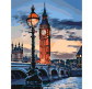 Картина  по номер. на холсті 40*50см Идейка КН3555 Лондон у сутінках