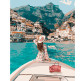 Картина  по номер. на холсті 40*50см Идейка КН4614 Подорож на яхті