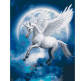 Картина  по номер. на холсті 40*50см Идейка КН4022 Сузір'я єдинорога
