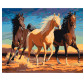 Картина  по номер. на холсті 40*50см Идейка КН4029 Табун 2