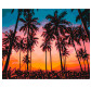 Картина  по номер. на холсті 40*50см Идейка КН2257 Екзотичне надвечір'я