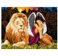 Картина по номер. на холсті 30*40см Никитошка EX6057 Лев з янголом