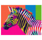 Картина по номер. на холсті 30*40см Никитошка EX5380 Райдужна зебра