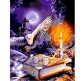 Картина по номер. на холсті 40*50см Бебилон Турбо VP1119 Гарри Поттер, Сова и книга