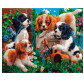 Картина по номер. на холсті 40*50см Никитошка GX35651 Цуценята в саду