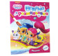 Книжка-розмальовка 21*27,5см ПЕРО 4арк Shimmer & Shine, водяна розмальовка (рожева) укр. 629970
