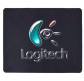 Килимок для миші 300х250мм тканина + гума Logitech (великий логотип) Black