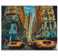 Алмазна мозаїка по номерам на холсті 40*50см Никитошка GF3913 Таксі Нью-Йорка