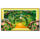 Алмазна мозаїка по номерам на холсті з 3D ефектом 40*50см Josef Otten ELT0036 Доріжка в арках