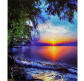 Алмазна мозаїка по номерам на холсті 40*50см Josef Otten EGA74758 Захід на морі