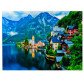 Алмазна мозаїка по номерам на холсті 30*40см Josef Otten GB70061 Гірське озеро