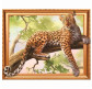 Алмазна мозаїка по номерам на холсті з 3D ефектом 40*50см Josef Otten ELT0578 Ягуар