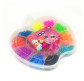 Набір для плетіння з гумок Rainbow Loom 400шт. + рогатка + гачок Яблуко №10-400