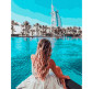 Картина по номер. на холсті 40*50см Никитошка GX37191 Басейн в Дубаї