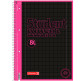 Зошит спіраль А4 80арк BRUNNEN Коледж-блок Premium Black Neon кліт 10 673 28 97