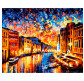 Картина по номер. на дереві 40*50см ЛИДЕР 9230 Неонова Вінеція