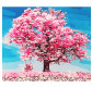 Картина по номер. на дереві 40*50см ЛИДЕР 5361 Рожеве дерево