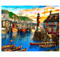 Картина по номер. на холсті 40*50см Бебилон Турбо VP1279 Восход солнца в порту