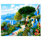 Картина по номер. на холсті 40*50см Бебилон Турбо VP1292 Сад у дома