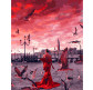 Картина по номер. на холсті 40*50см Бебилон Турбо VP1336 Закат на набережной