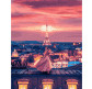 Картина по номер. на холсті 40*50см Никитошка GX29560 Захід сонця над Парижем