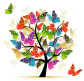 Картина по номер. на холсті 40*40см Идейка КН5507 Дерево надії
