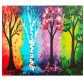Картина по номер. на дереві 40*50см ЛИДЕР 5068 Пори року