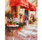 Картина  по номер. на холсті 40*50см Идейка КН3590 Квітковий магазин