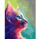 Картина по номер. на холсті 40*50см Никитошка GX40147 Райдужний кіт