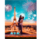 Картина по номер. на холсті 40*50см Бебилон Турбо VP1379 Феєрверк в Парижі