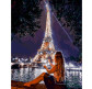 Картина по номер. на холсті 40*50см Бебилон Турбо VP1381 Романтика вечірнього Парижу