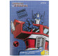 Картон білий А4 10арк KITE мод 254 Transformers двосторонній TF21-254