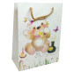 Пакет подарунковий паперовий 18*23*8см ООПТ крафтовий Ведмедик 3542/604