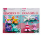 Гумка-ластик 3D Eraser Набір 4шт Girl Единоріг мікс №8379