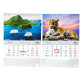 Календар настінний 2022 т-я Моряк ЕКОНОМ 33*46см на 1 спираль