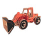 Модель 3D дерев'янна сборна WoodCraft XB-G007H Бульдозер 20*10*15см