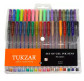 Гелеві ручки TUKZAR набір 36шт з блискітками Tz-144-36