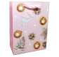 Пакет подарунковий паперовий 18*23*10см ООПТ Новорічний RQ-666-S