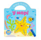 Книжка-розмальовка 21,5*23,2см Astra 4арк Малюємо та клеїмо, У морі з наліпками (укр) 307616/098032